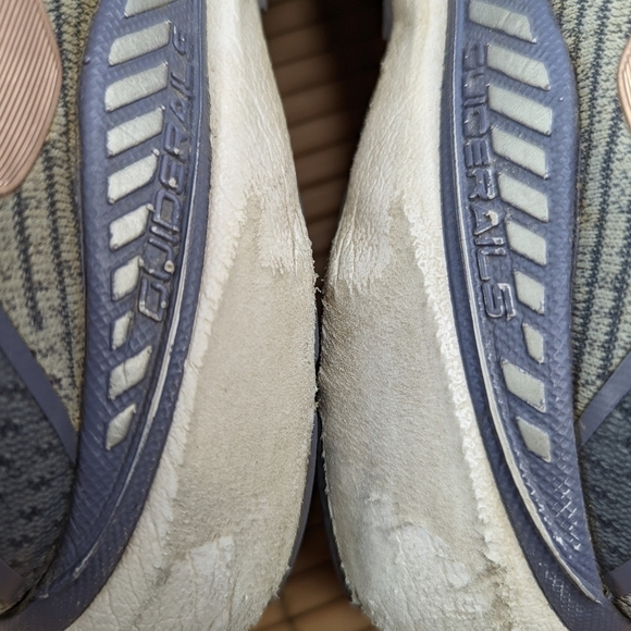 Brooks Womens Adrenaline GTS 20 1202961B073 Gray Running Shoes Sneaker Size 9.5B - Picture 11 of 11